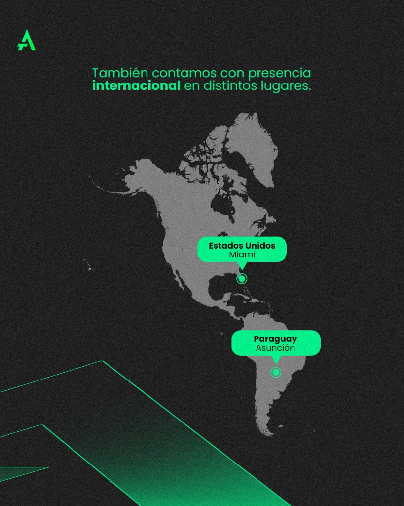 Presencia internacional — Miami y Asunción